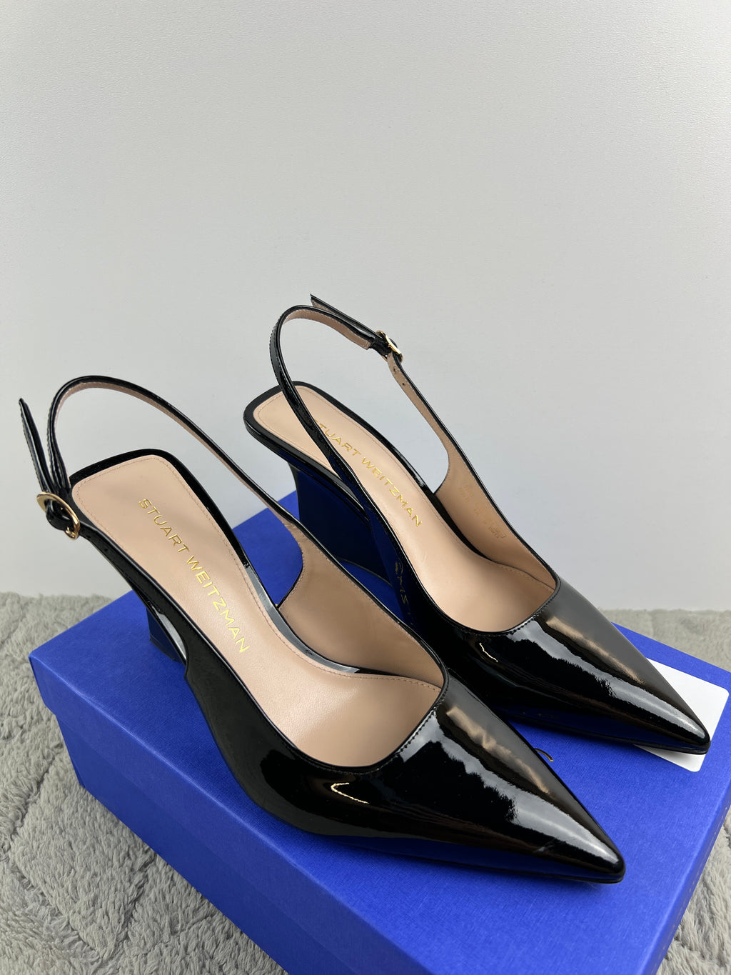Stuart Weitzman Vinnie Sling Wedge 85