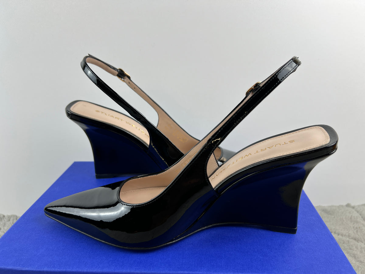 Stuart Weitzman Vinnie Sling Wedge 85
