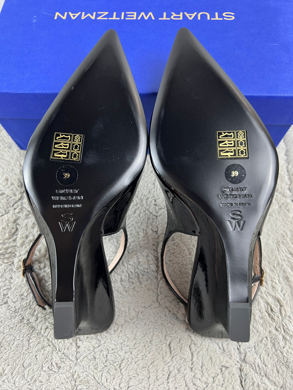 Stuart Weitzman Vinnie Sling Wedge 85