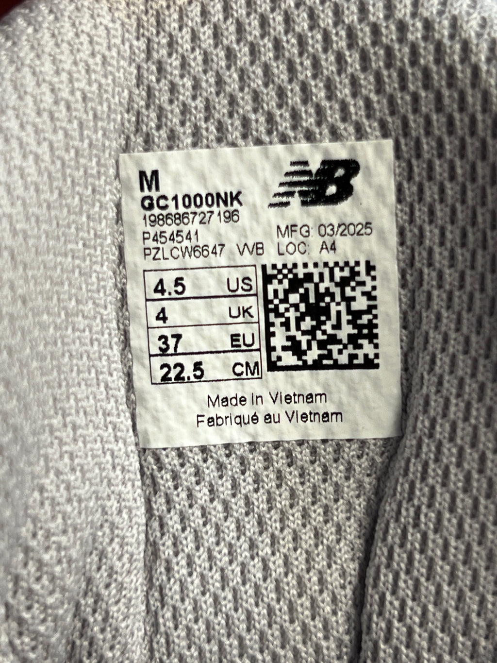 NEW BALANCE GC1000NK