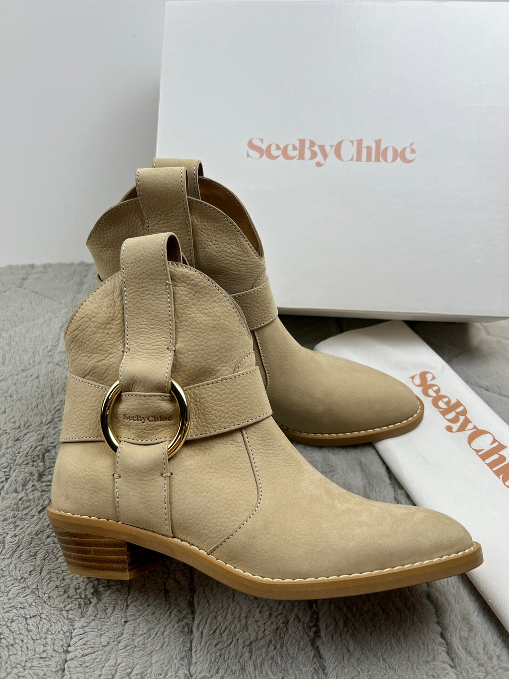 SEE BY CHLOE COWBOY BOOTIE